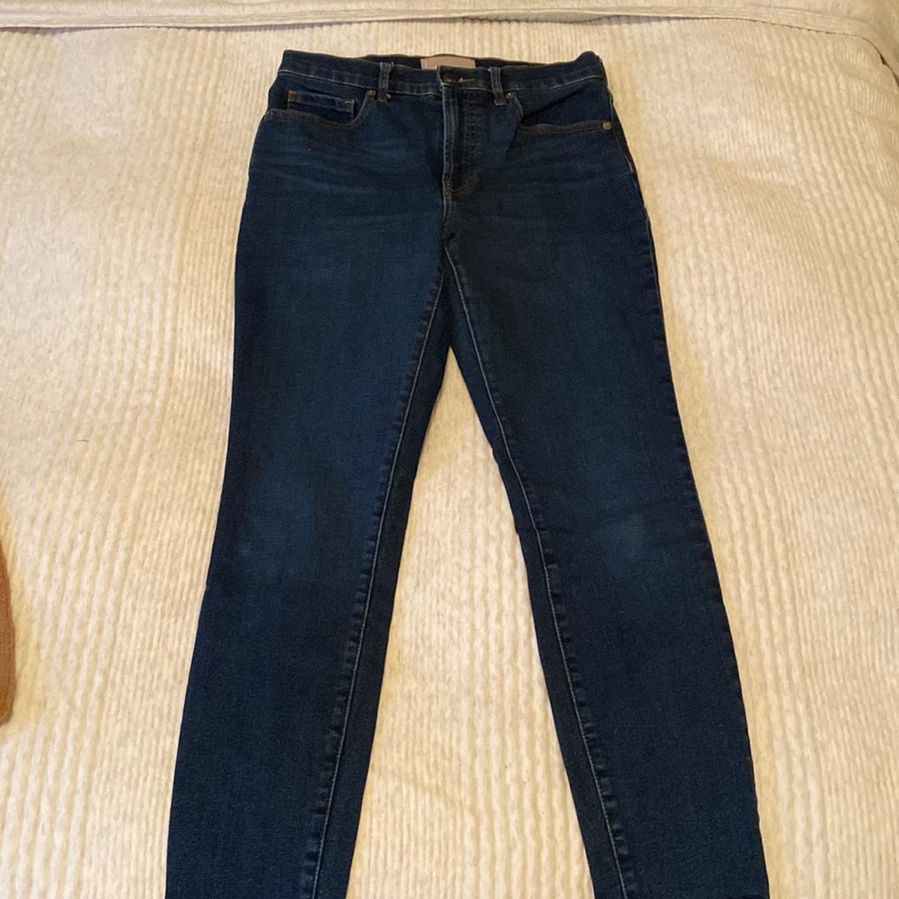 Everlane high-waisted dark skinny jean